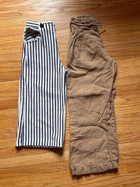 Two pairs of Zara pants, girls 8/9
